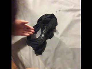 Asian girlfriend steals cousins panties & wears them